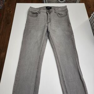 Men's Forever 21 Grey Slim Fit Jeans Size 33